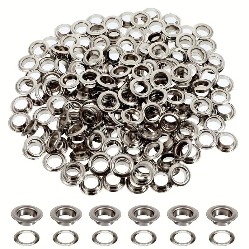 Linen Curtain Eyelet - 152pcs 6mm eyelets. For linen curtains,