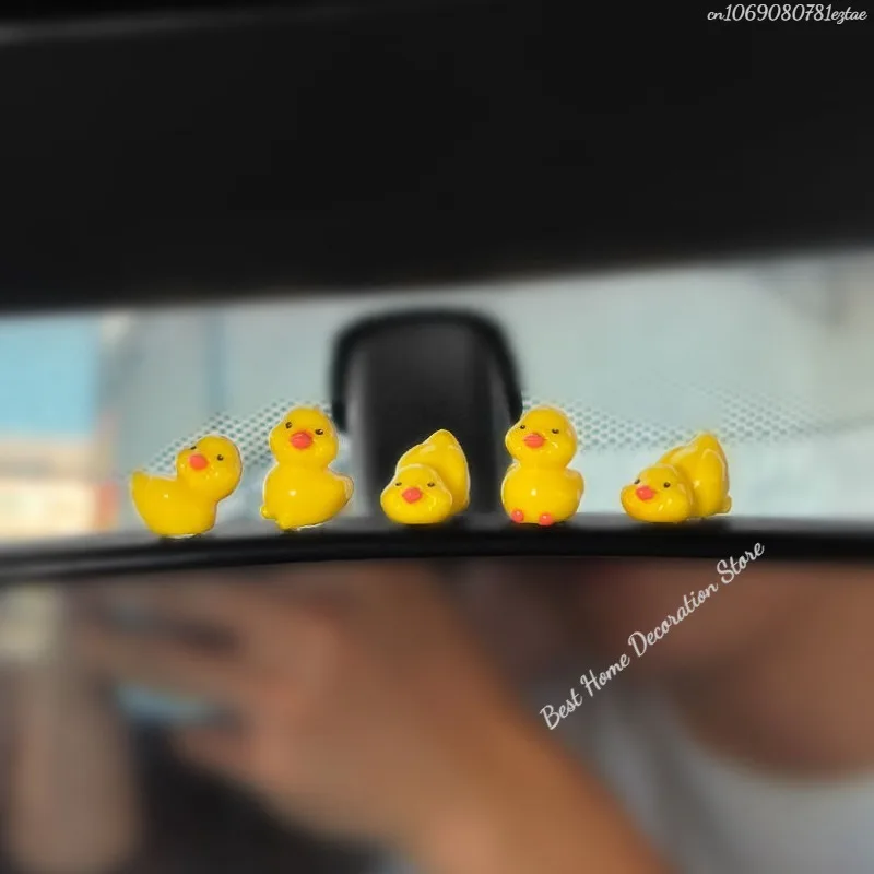 Interior Design Layout - 5pcs Cute Mini Yellow Ducks Design