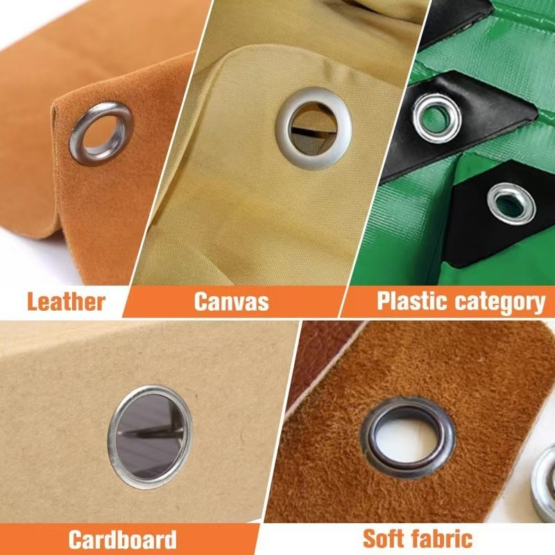 Linen Curtain Eyelet - 218sets 6mm stainless steel eyelets, easy