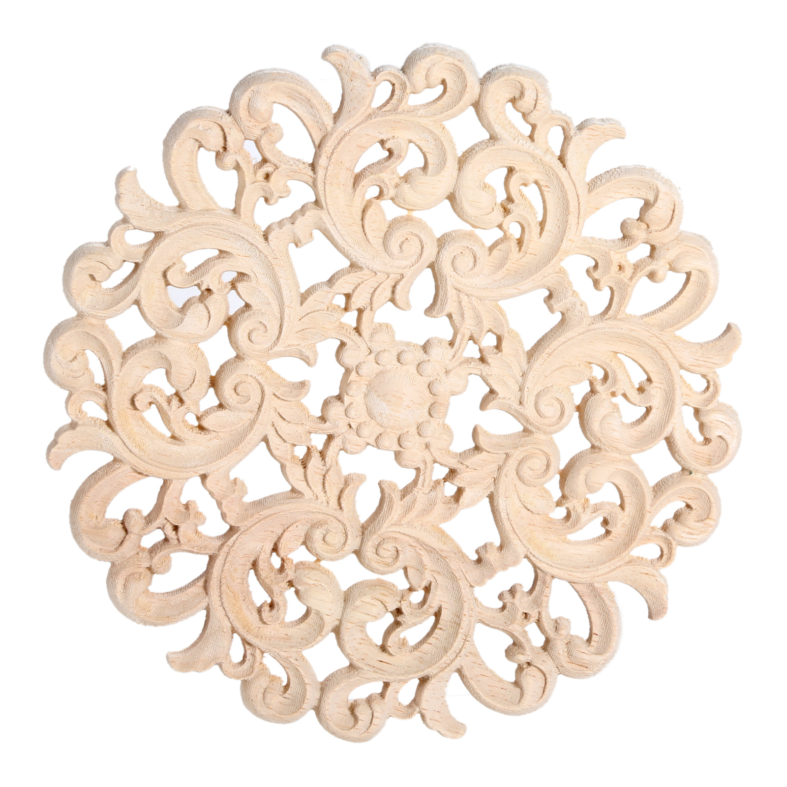 1 pc unpainted  round flower c - مراجعة Interior Design Home وسعره