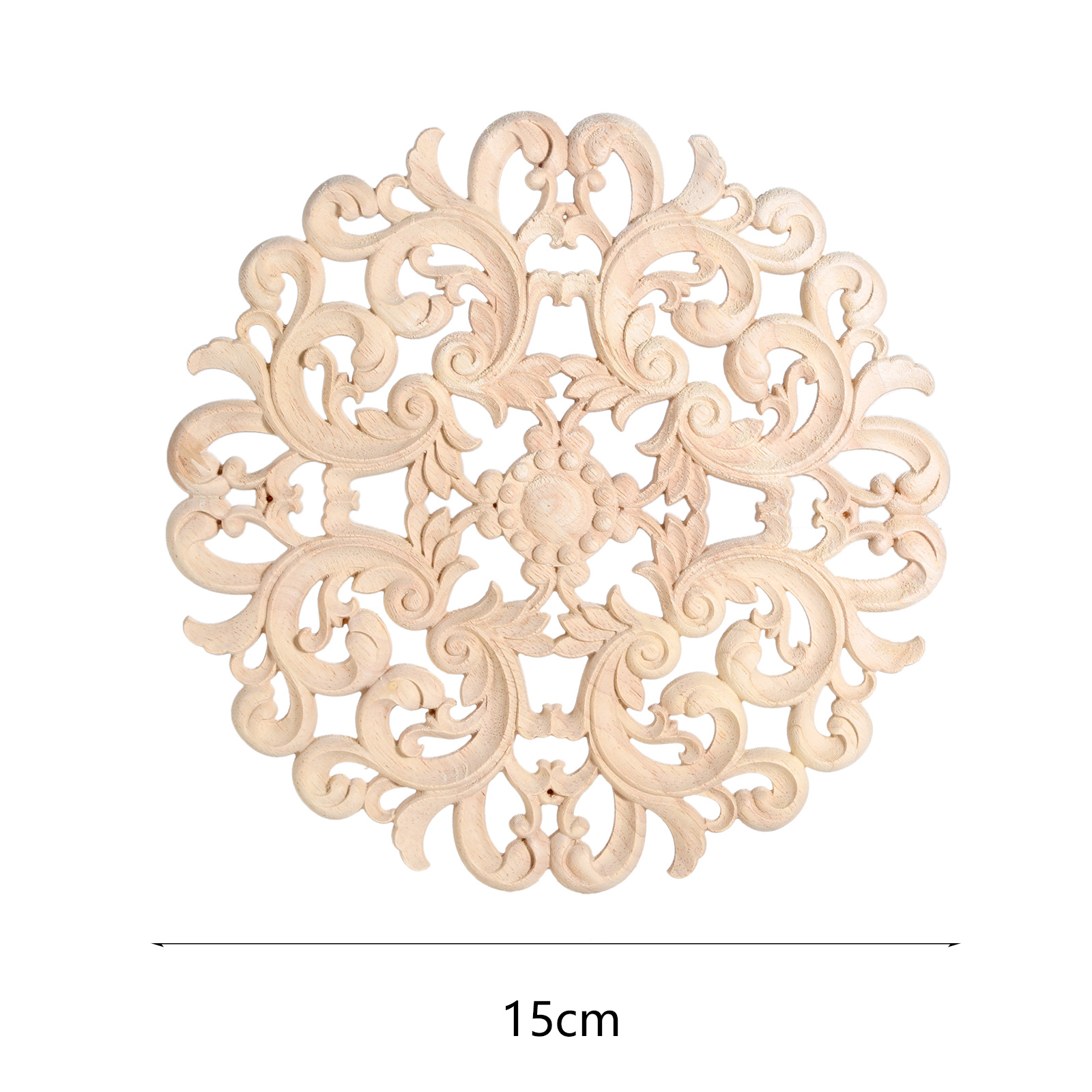 1 pc unpainted  round flower c - مراجعة Interior Design Home وسعره