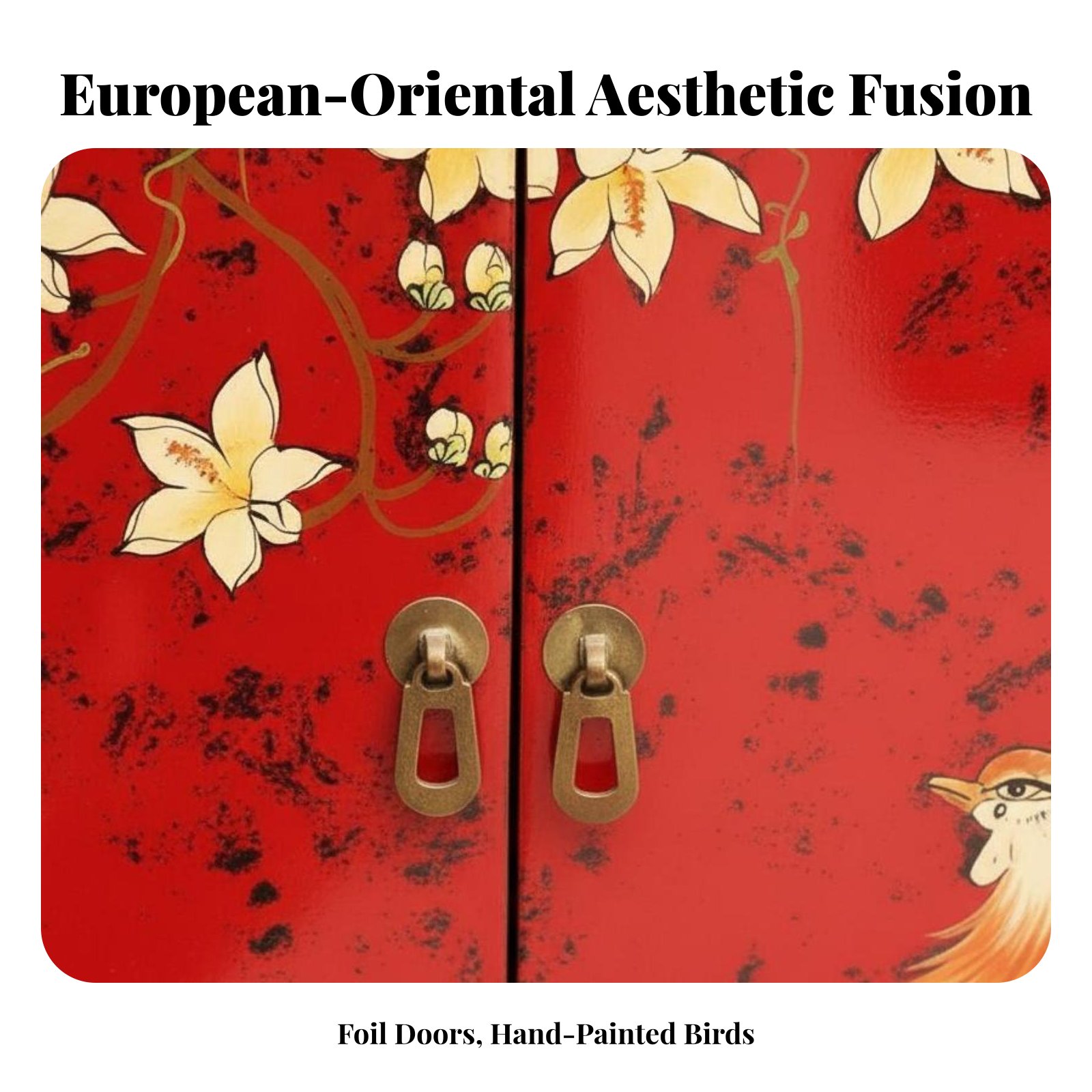 Hand-Painted 2-Door Cabinet Eu - مراجعة Interior Designer وسعره