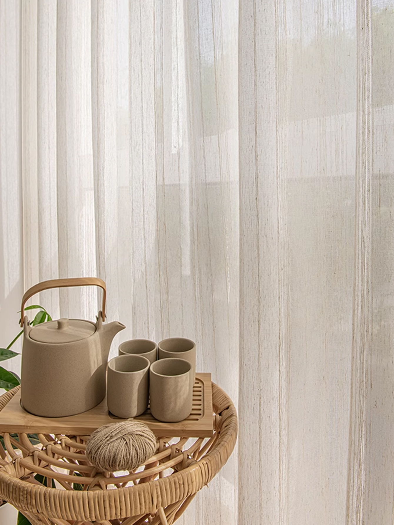 Hot Sale linen curtains for th - مراجعة Linen Curtain Eyelet وسعره