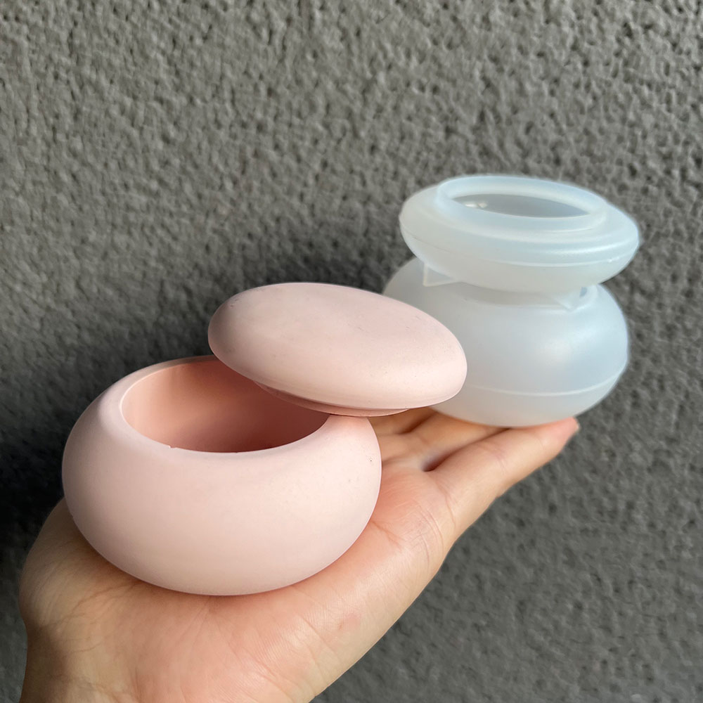 Round Storage Box Silicone Mol - مراجعة Ceramic Candle Vessel وسعره