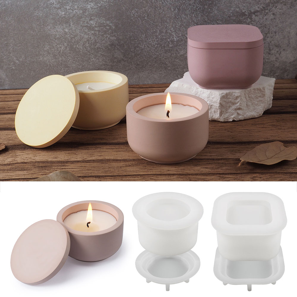Round Storage Box Silicone Mol - مراجعة Ceramic Candle Vessel وسعره
