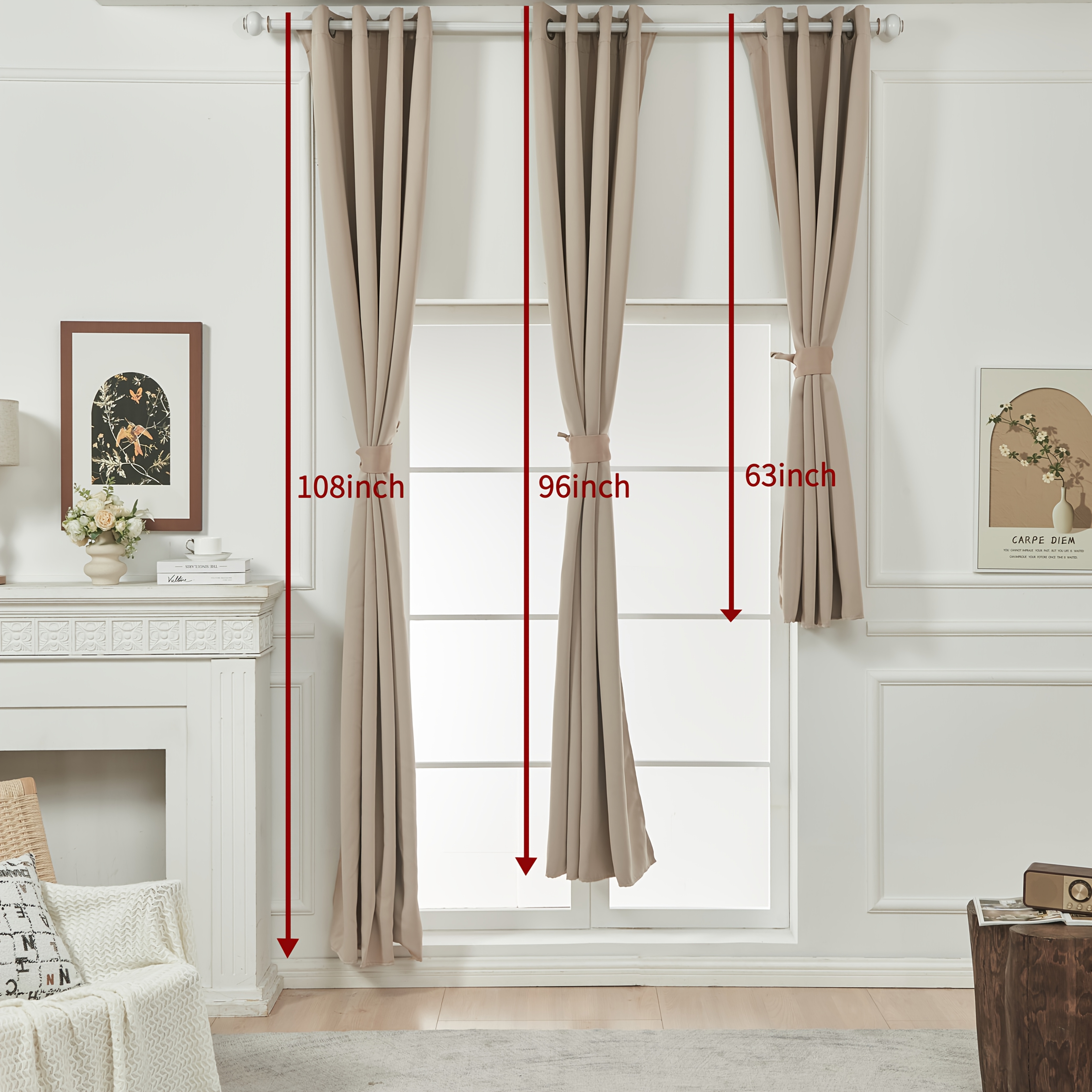 4Panel: Blackout Curtains (Eye - مراجعة Linen Curtain Eyelet وسعره