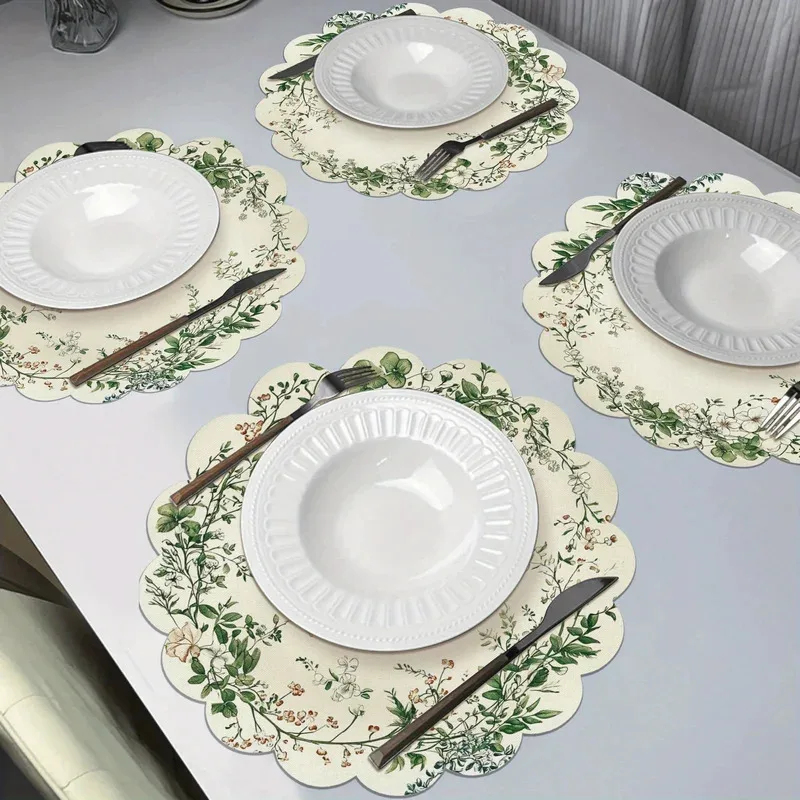 VIKAMA 4pcs Nordic Placemats F - مراجعة Interior Design Kitchen وسعره