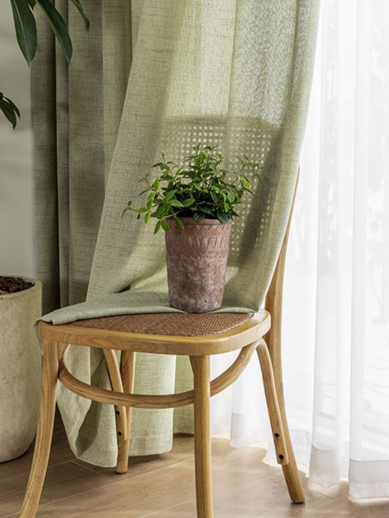 Spring and summer Japanese mat - مراجعة Linen Curtain Eyelet وسعره