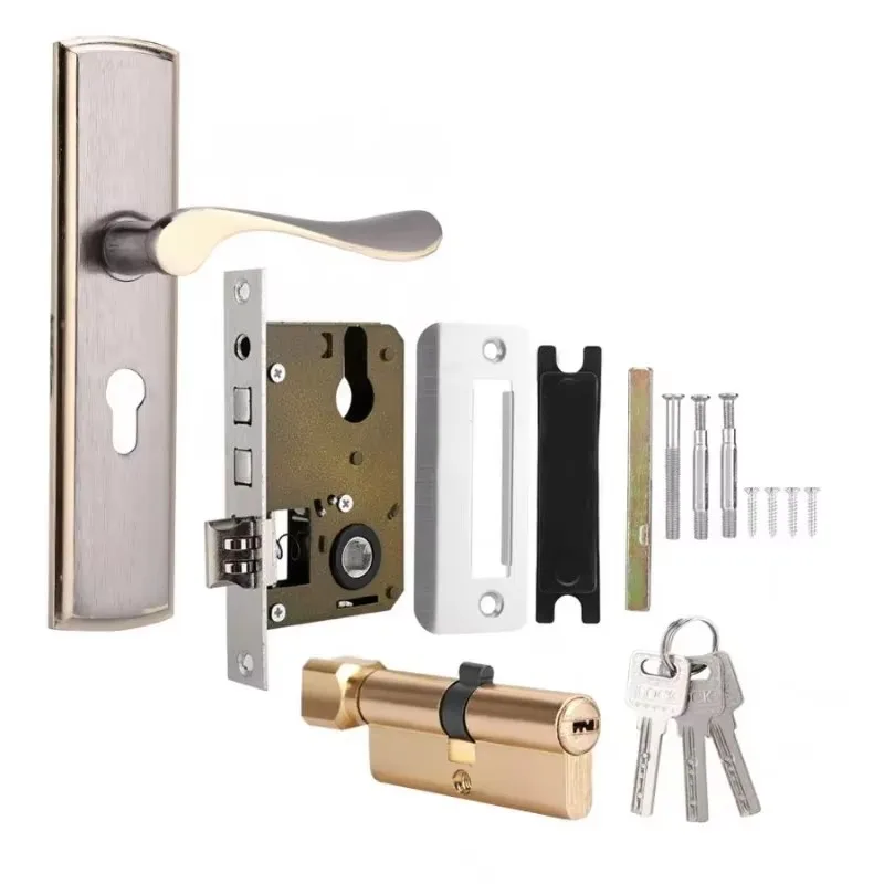 Gold Door Handle Lock Silent H - مراجعة Interior Design Kitchen وسعره