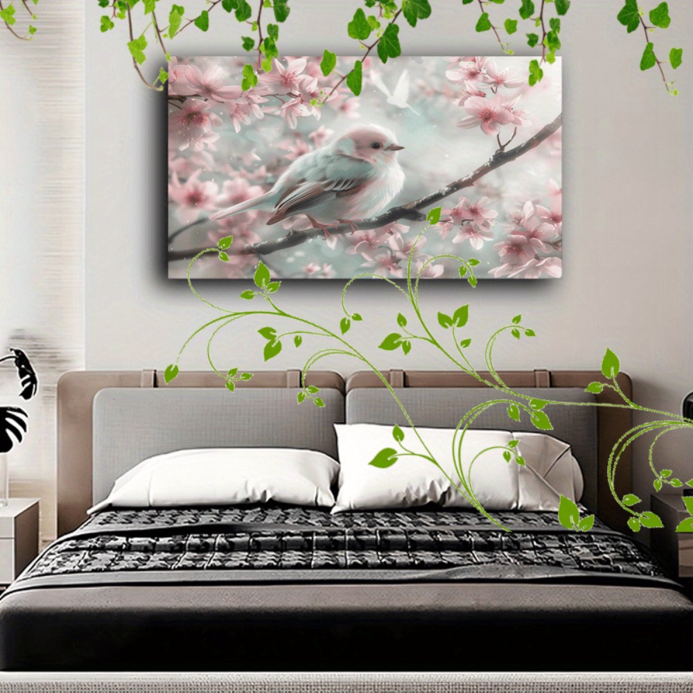 Lovely fluffy bird and cherry  - مراجعة Interior Designer وسعره