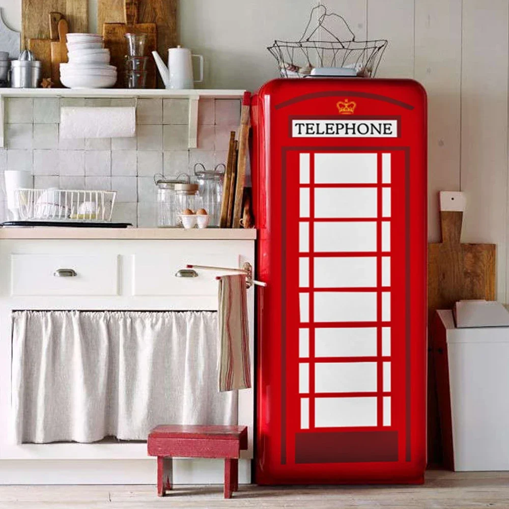 Retro Graffiti Fridge Door Mur - مراجعة Interior Design Home وسعره