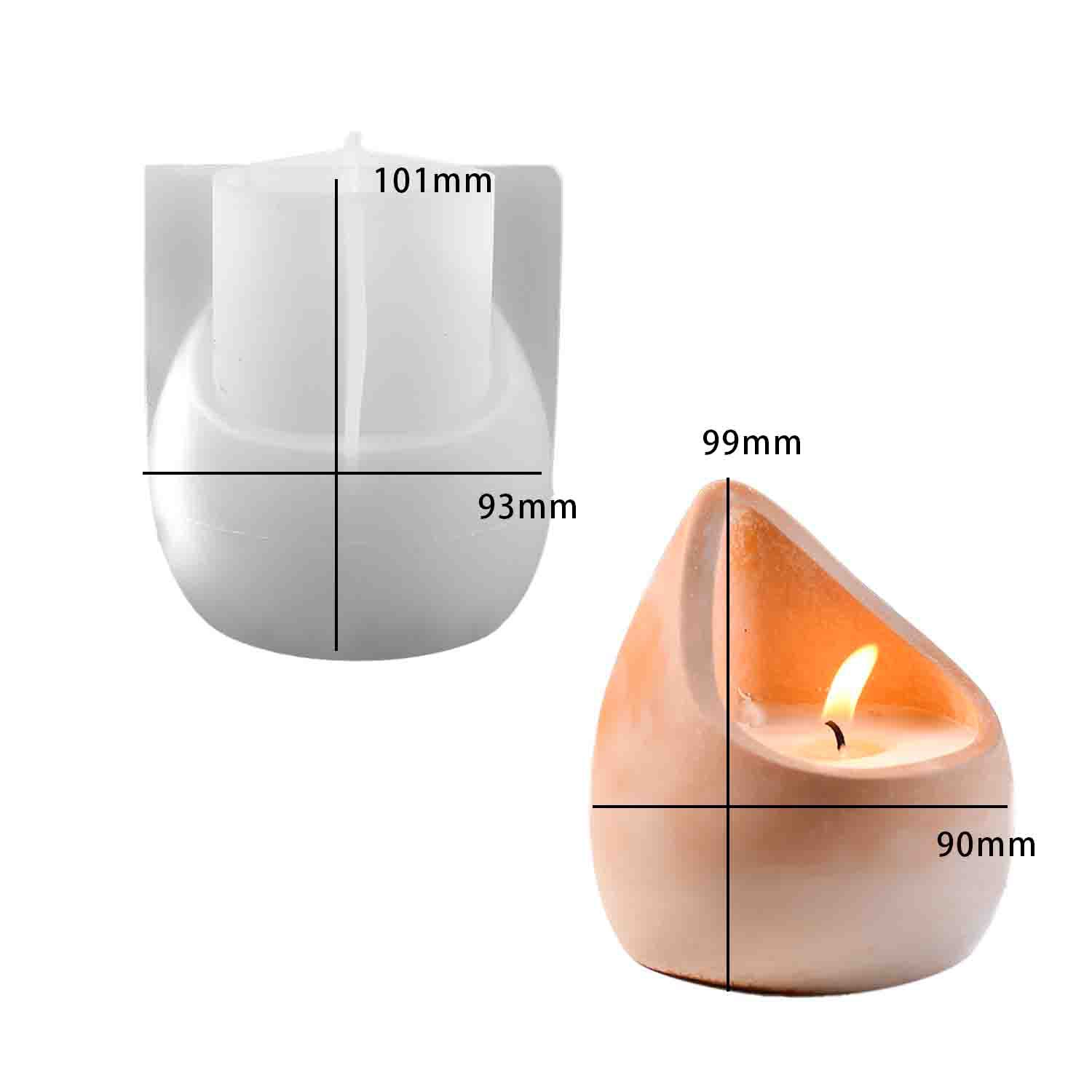 DIY epoxy resin mold water dro - مراجعة Ceramic Candle Vessel وسعره