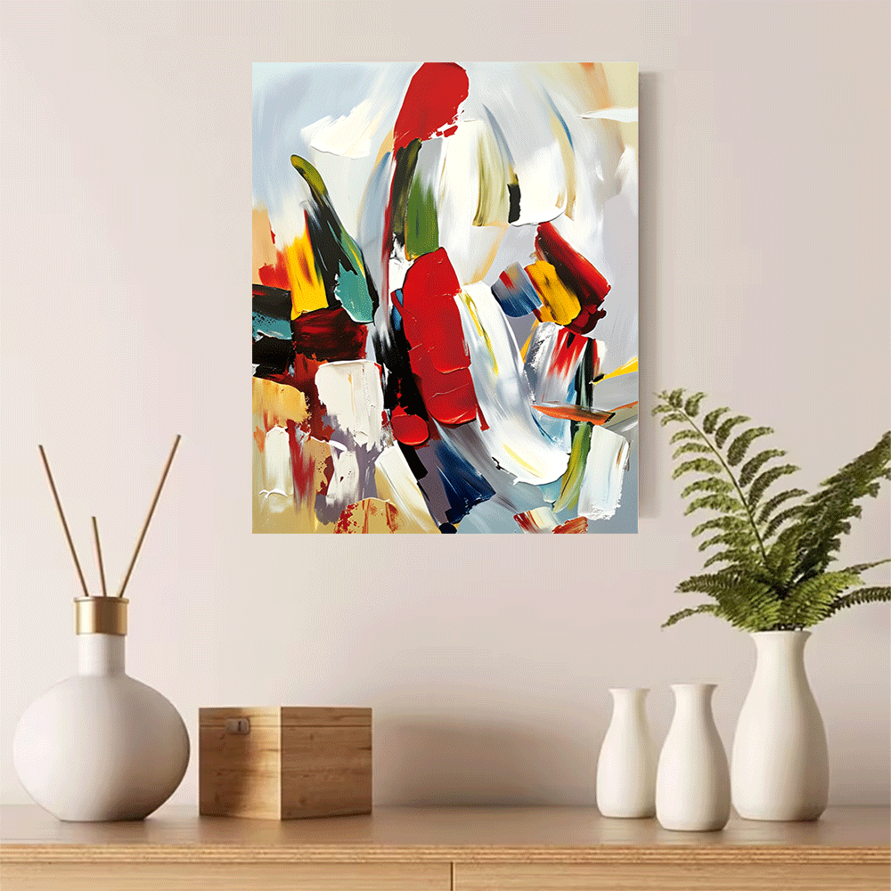 1PC-Canvas poster Unframed  Ab - مراجعة Interior Designer وسعره