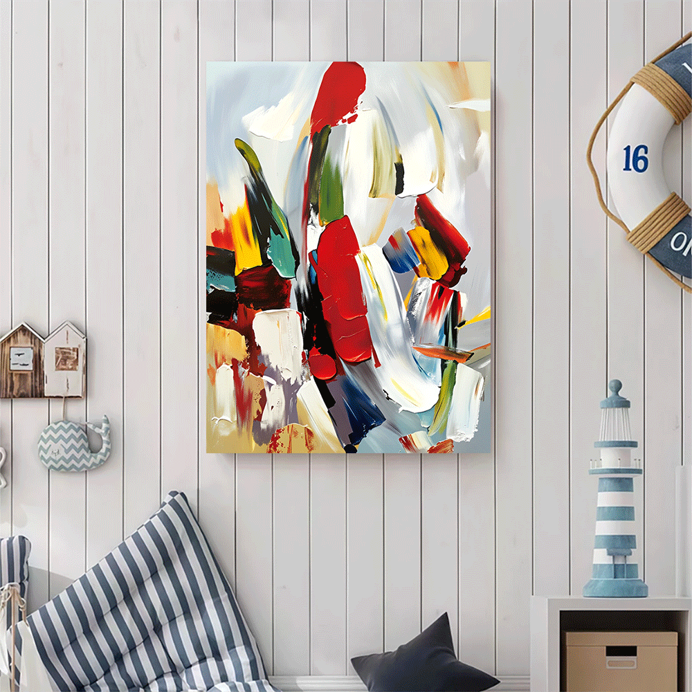 1PC-Canvas poster Unframed  Ab - مراجعة Interior Designer وسعره