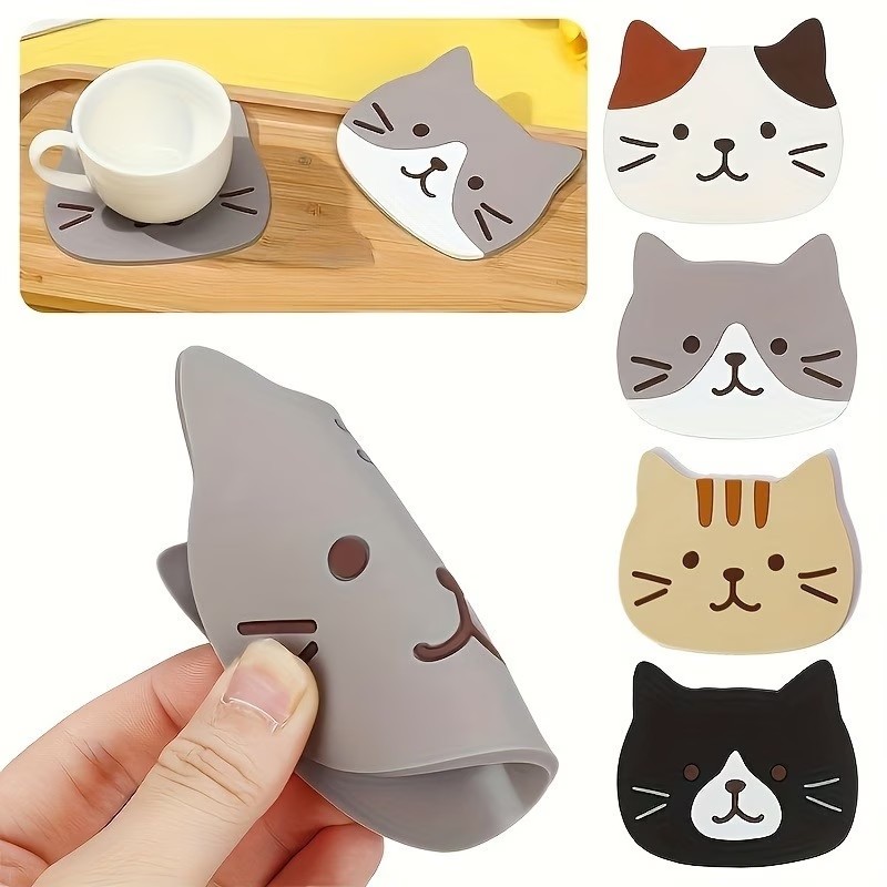 Set of 5 Silicone Coasters – C - مراجعة Interior Design Kitchen وسعره