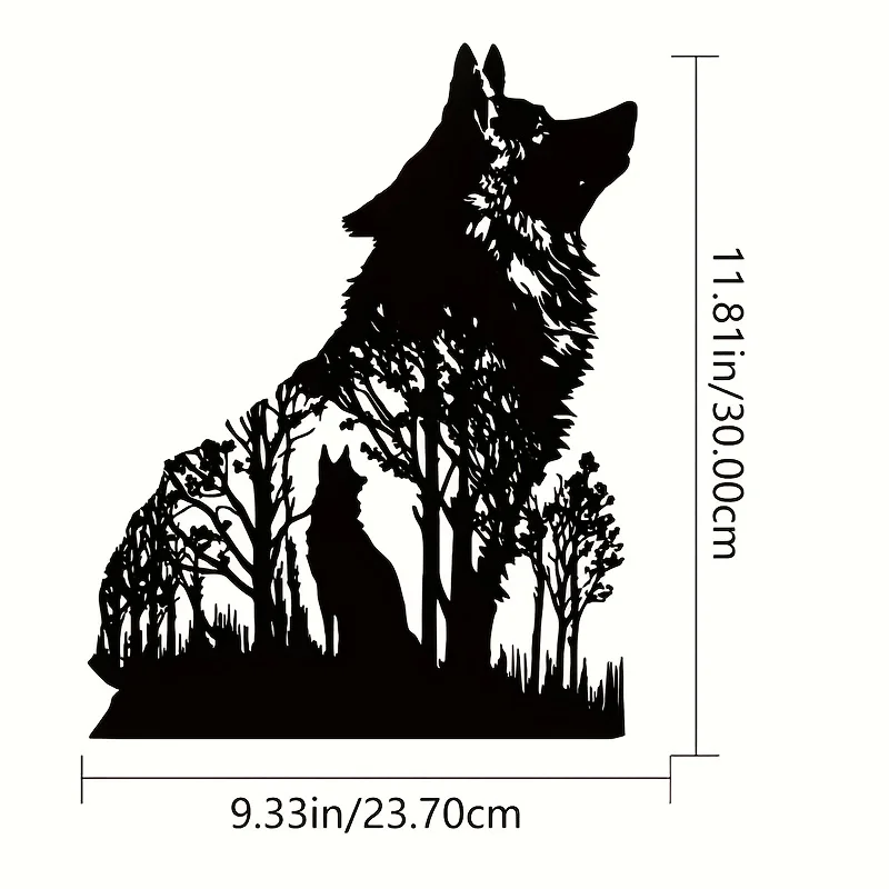 HelloYoung Wolf Decor Black Wo - مراجعة Interior Design Home وسعره