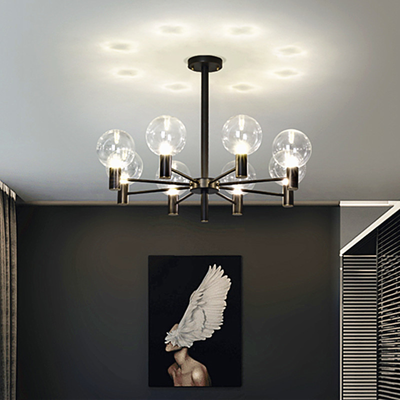 Luxury glass ball chandelier s - مراجعة Interior Design Of Cafe وسعره