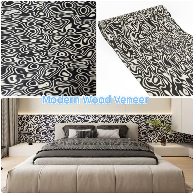 Tech Black White Graphic Wood  - مراجعة Interior Design Graphic Design وسعره