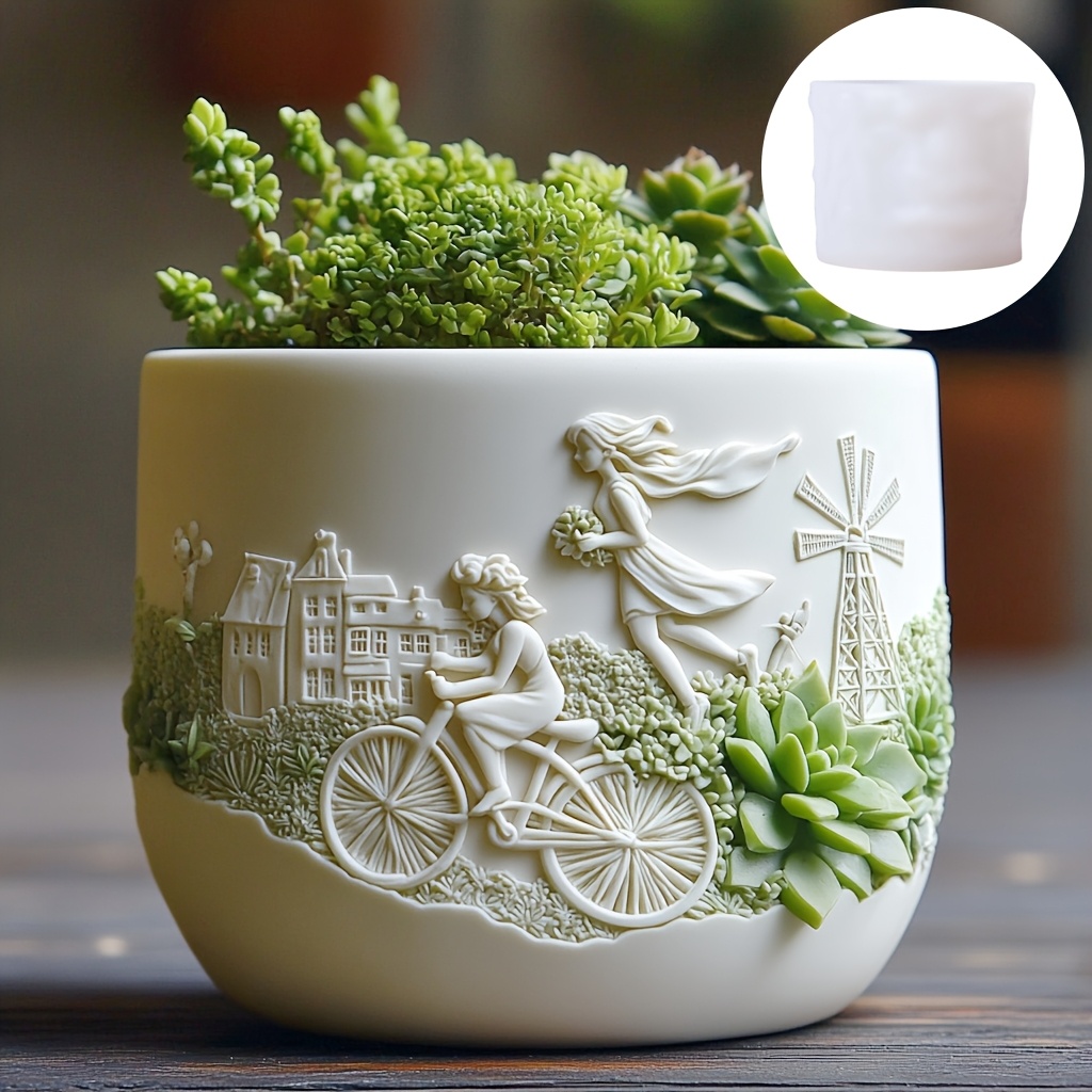 Beauty holding horse relief su - مراجعة Ceramic Candle Vessel وسعره
