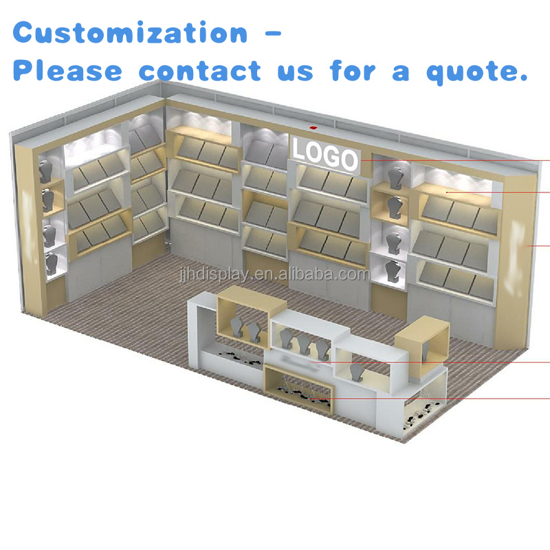 custom.Showcase Jewelry Displa - مراجعة Interior Design Exhibition وسعره