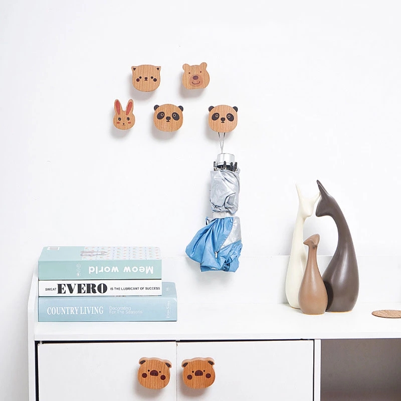 Wooden Cute Animal Coat Hook S - مراجعة Interior Design Home وسعره
