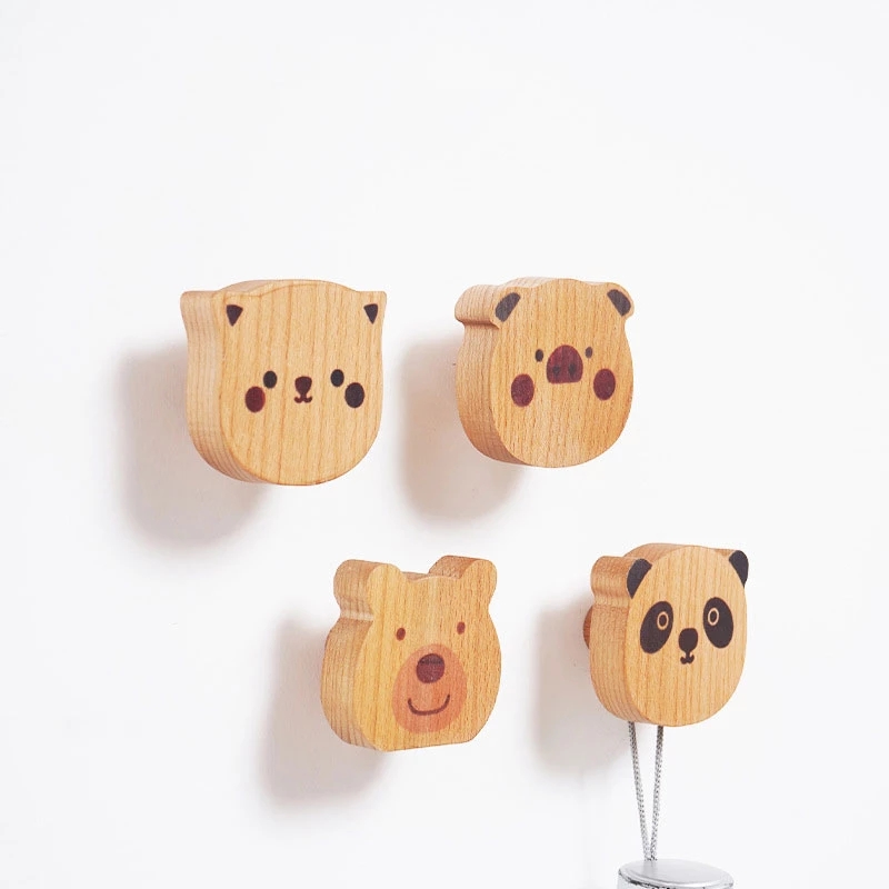 Wooden Cute Animal Coat Hook S - مراجعة Interior Design Home وسعره