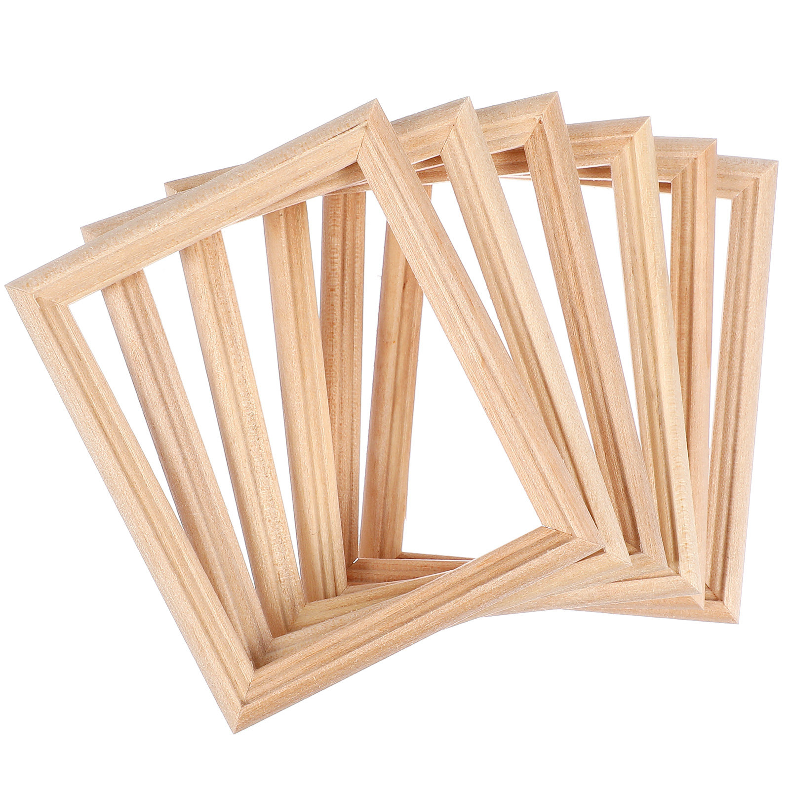 6Pcs Wooden Mini Picture Frame - مراجعة Interior Design Layout وسعره