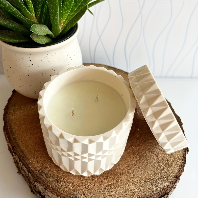 1set Ripple Candle Cup Resin M - مراجعة Ceramic Candle Vessel وسعره