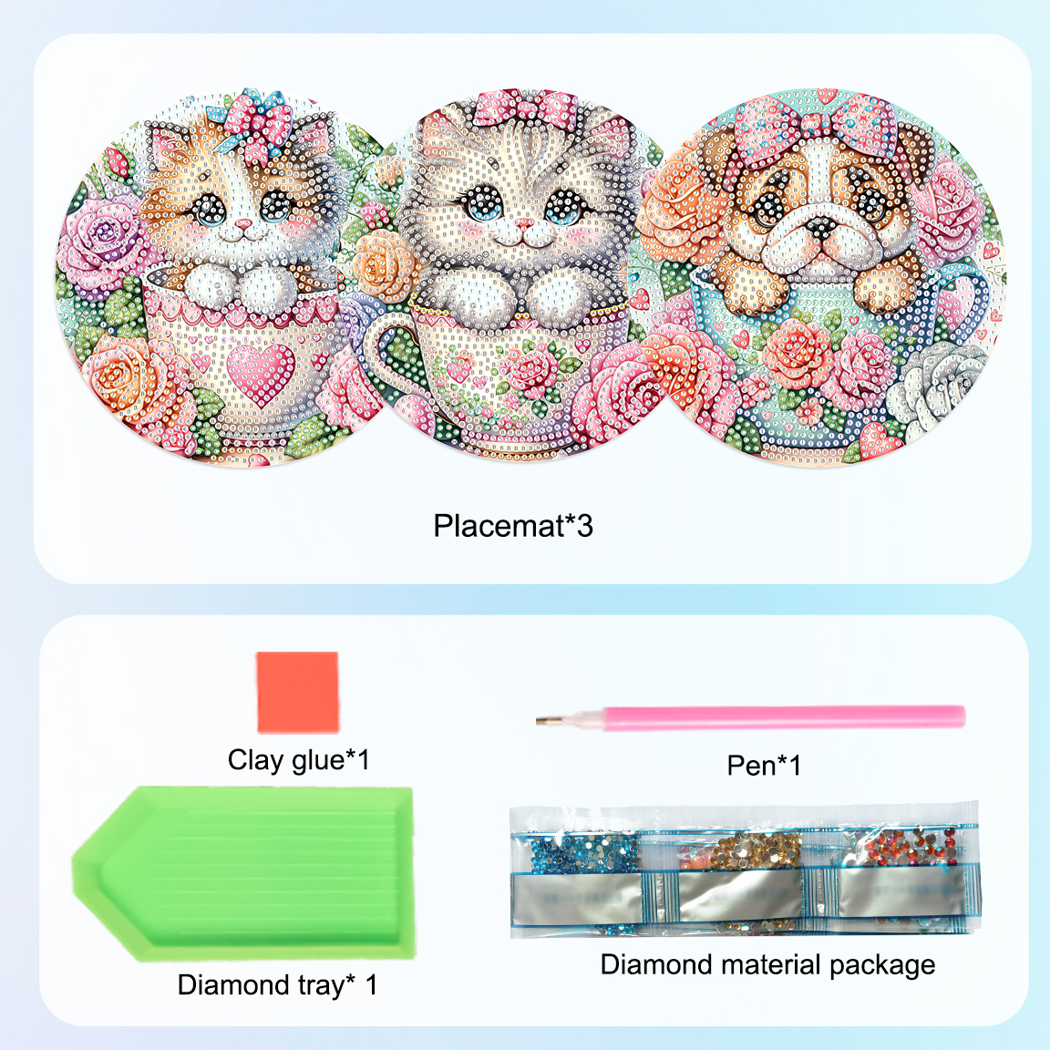 3Pcs Diamond Art Painting Plac - مراجعة Interior Design Kitchen وسعره