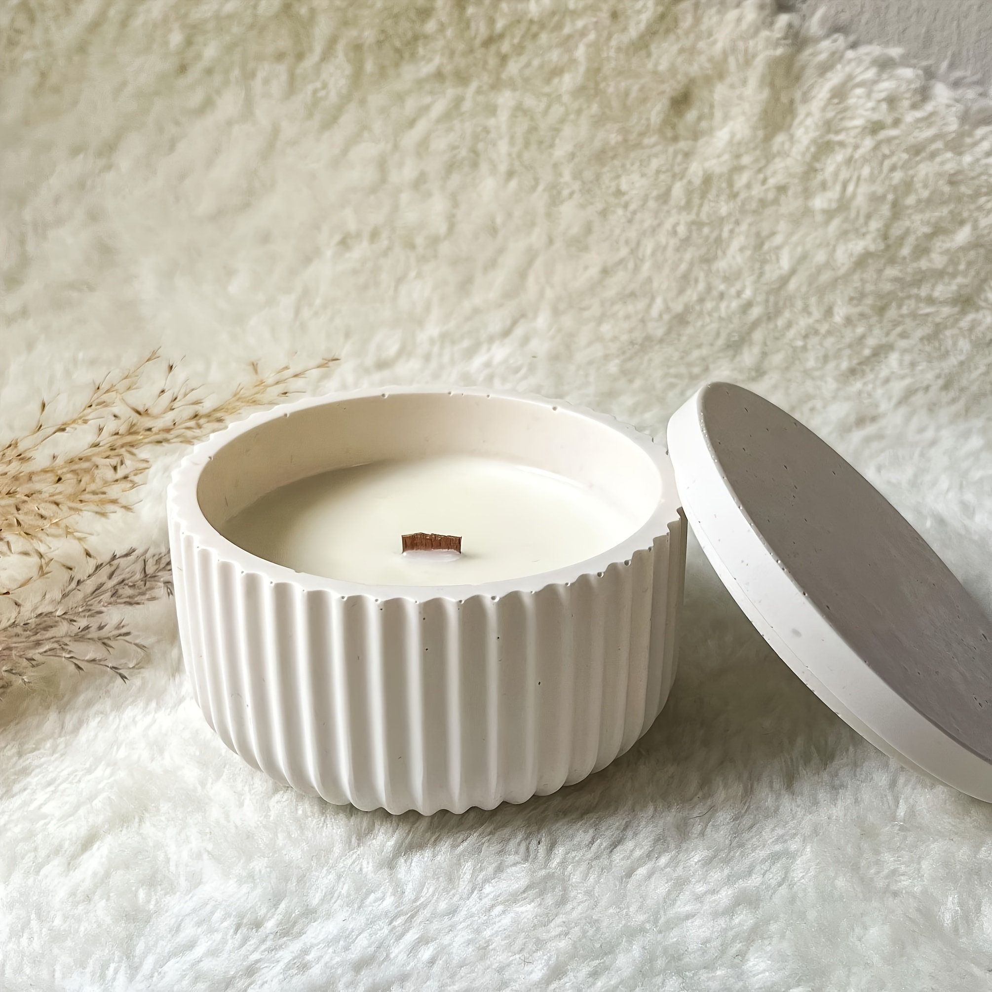 Resin Mold 4pcs (Jar + Lid) St - مراجعة Ceramic Candle Vessel وسعره