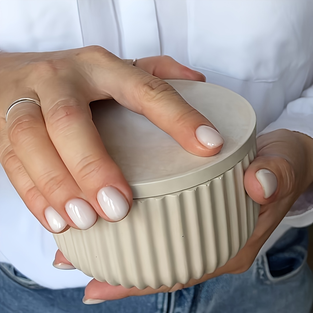 Resin Mold 4pcs (Jar + Lid) St - مراجعة Ceramic Candle Vessel وسعره