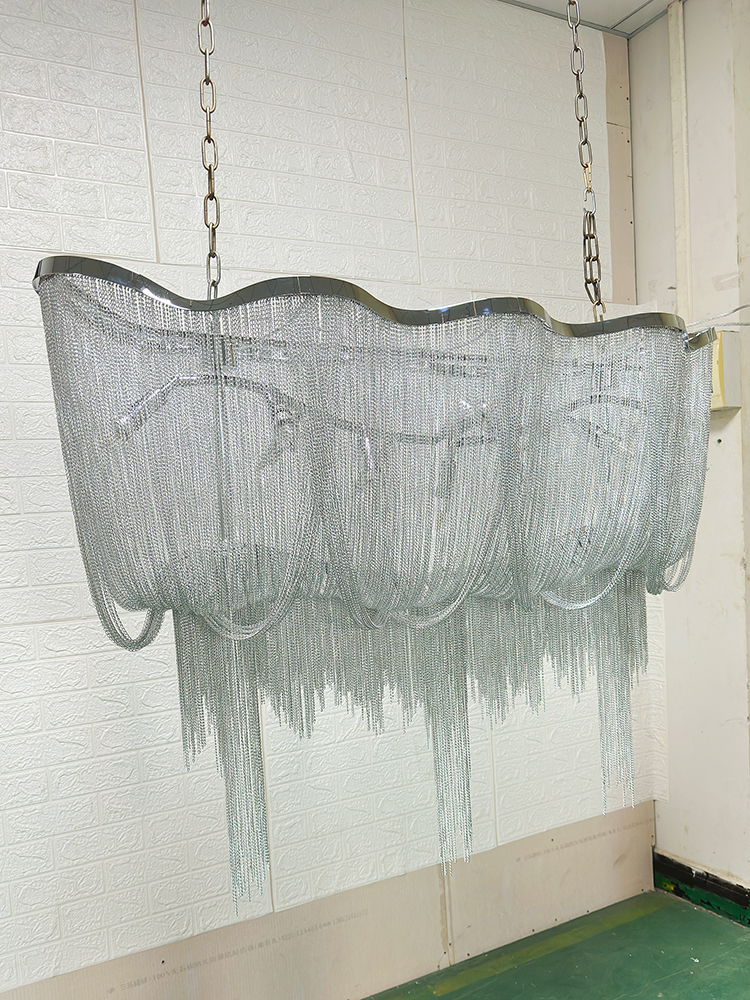 Modern Silver Aluminum Chain C - مراجعة Engineering And Interior Design وسعره