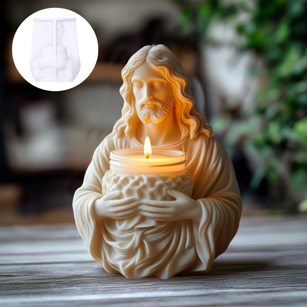 New Jesus Flower pot succulent - مراجعة Ceramic Candle Vessel وسعره