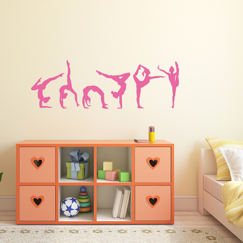 Set of 6 Gymnast Gymnastics Wa - مراجعة Interior Design Layout وسعره