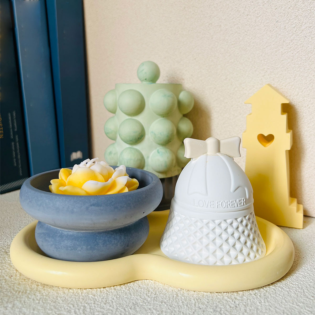 Bubble Jar Candle Vessel Concr - مراجعة Ceramic Candle Vessel وسعره