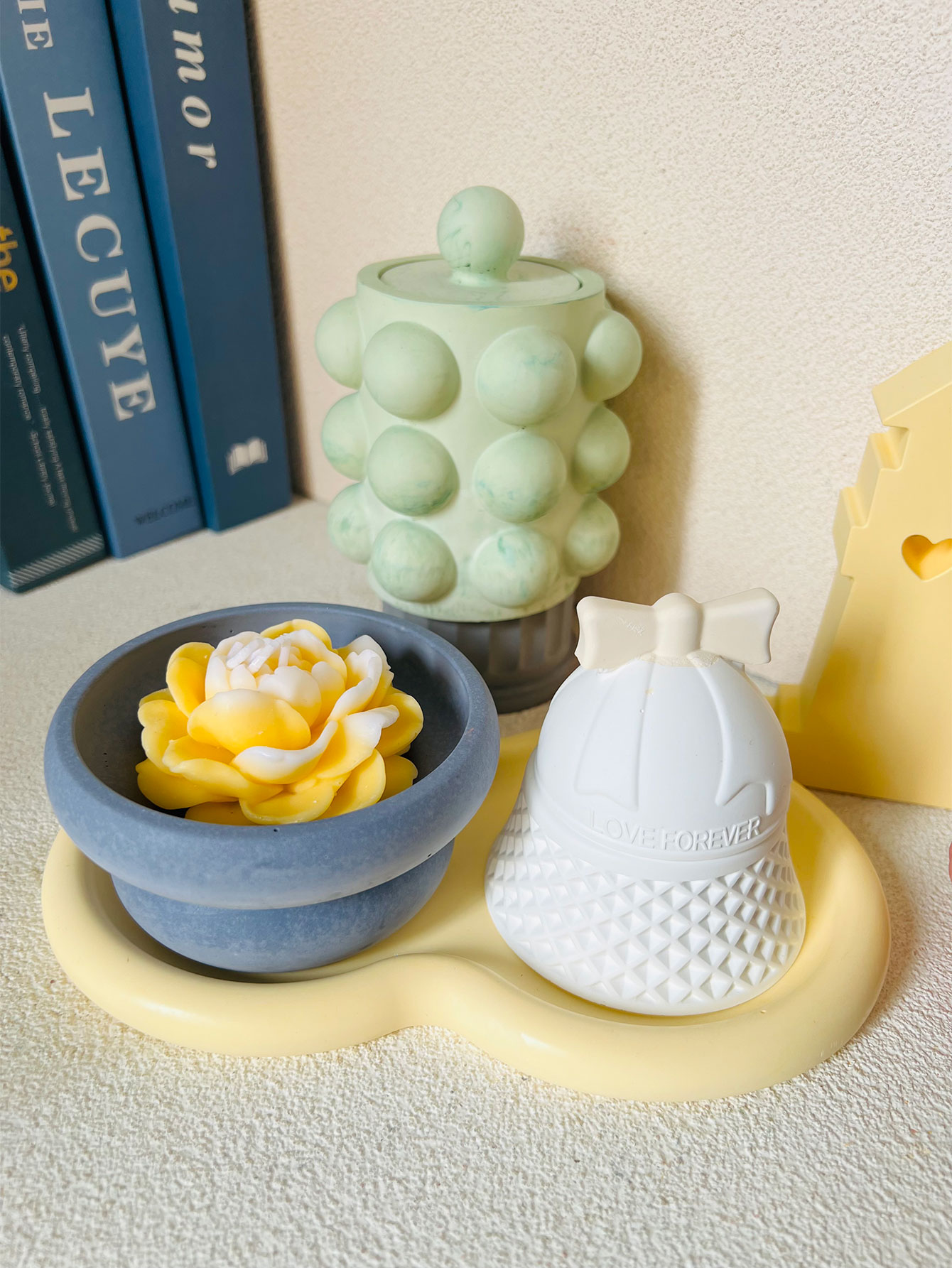 Bubble Jar Candle Vessel Concr - مراجعة Ceramic Candle Vessel وسعره