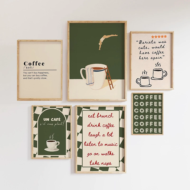 Abstract Funny Coffee Club Ser - مراجعة Interior Design Kitchen وسعره