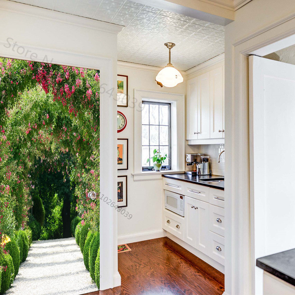 Steps Forest 3D Door Stickers  - مراجعة Interior Design Home وسعره