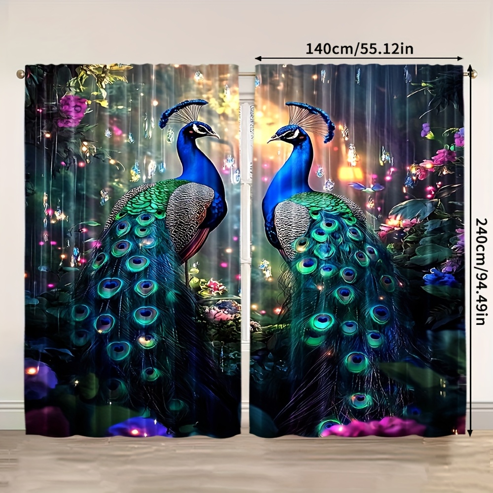 Blue Peacock and Flower Garden - مراجعة Interior Design Of Cafe وسعره