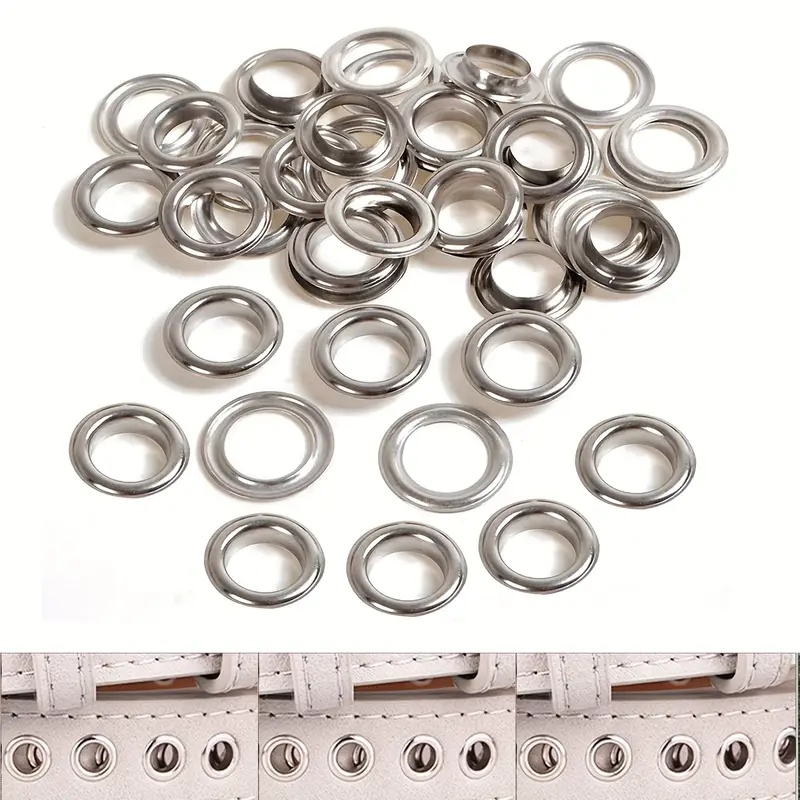 86pcs 6mm stainless steel eyel - مراجعة Linen Curtain Eyelet وسعره