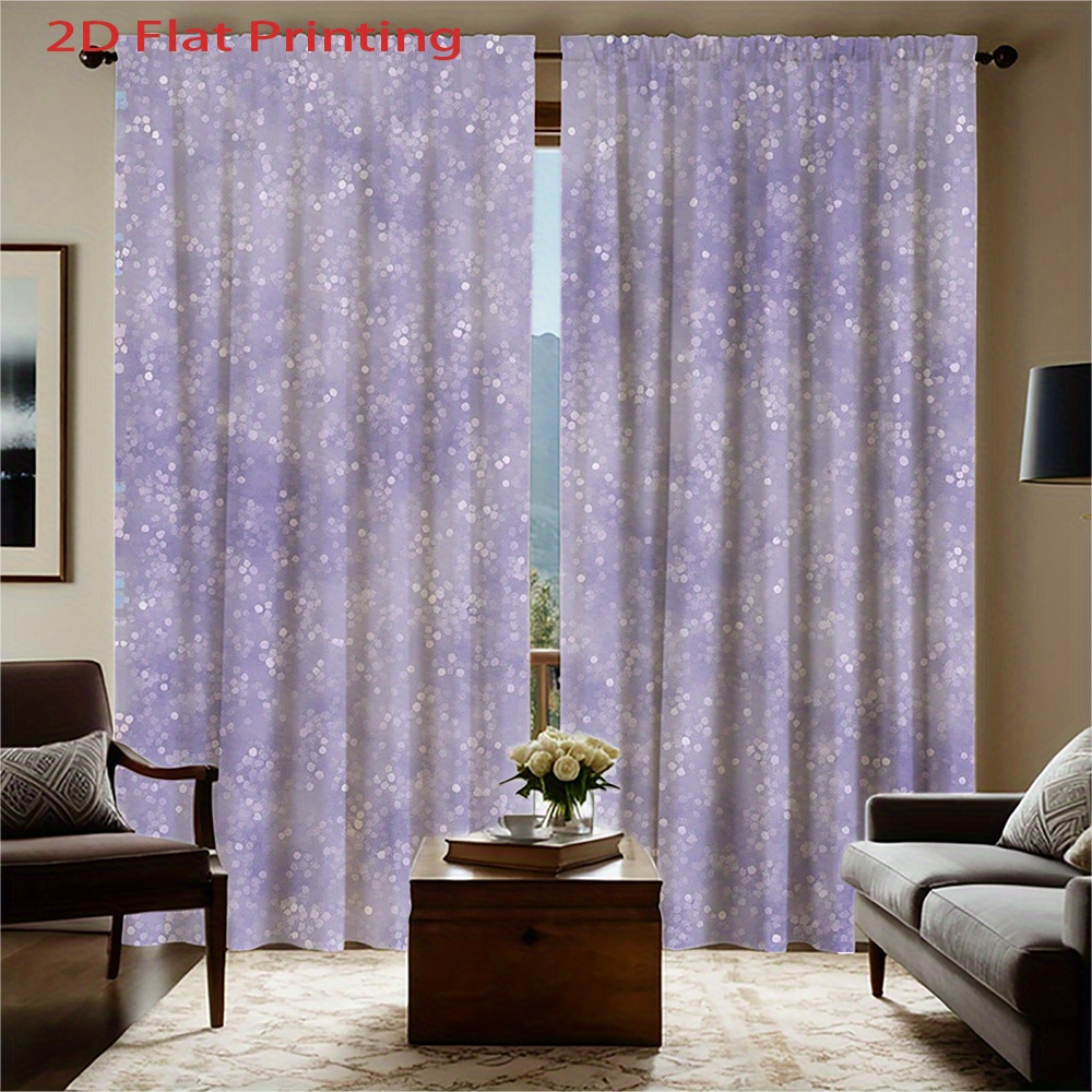 Purple Sparkle Curtains Window - مراجعة Interior Design Of Cafe وسعره