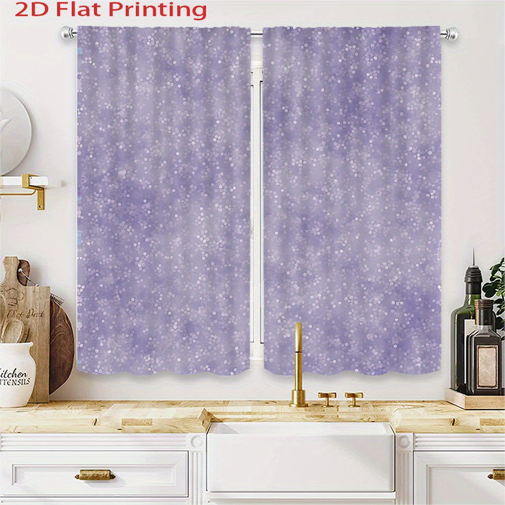 Purple Sparkle Curtains Window - مراجعة Interior Design Of Cafe وسعره
