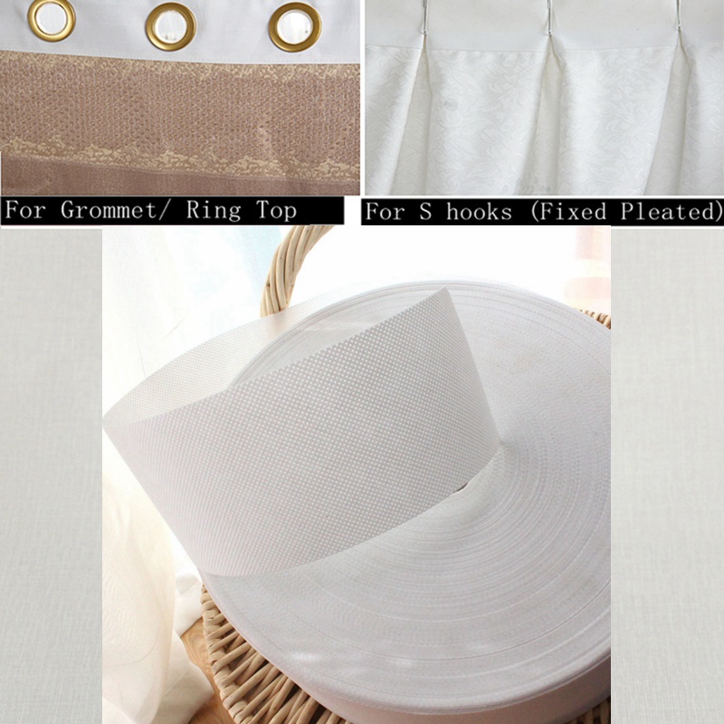 Pull Pleated Tape 10 Meters Cu - مراجعة Linen Curtain Eyelet وسعره