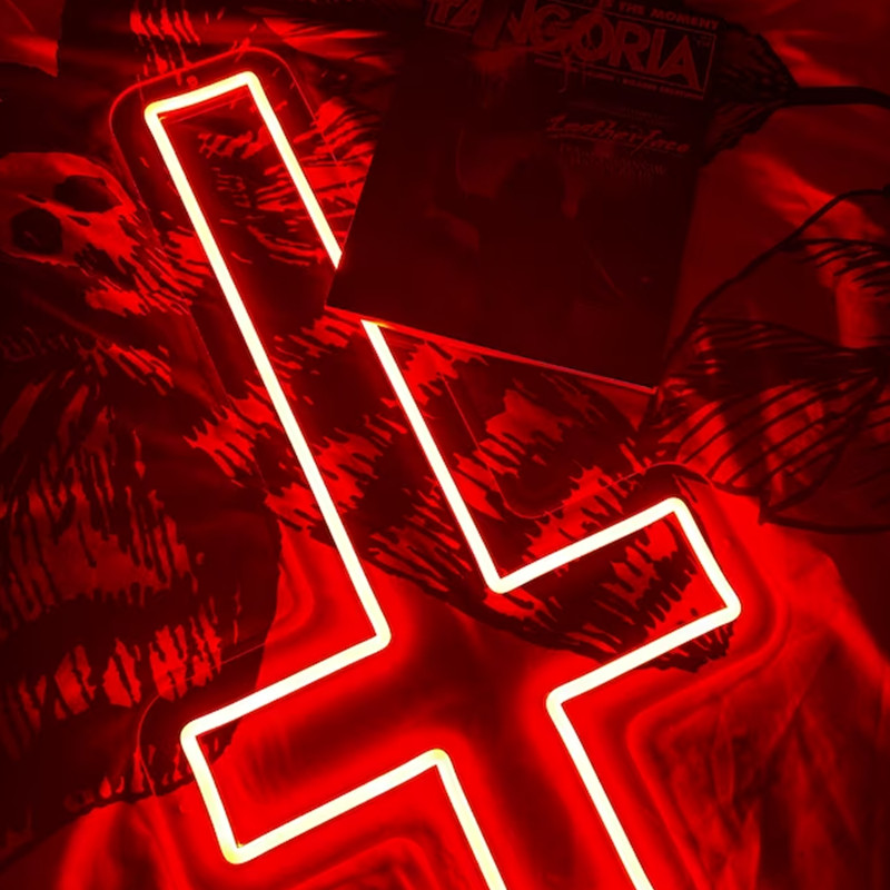 Cross Neon Light Custom Neon S - مراجعة Engineering And Interior Design وسعره
