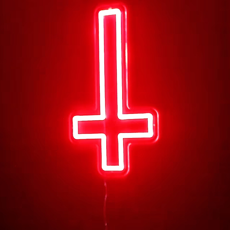 Cross Neon Light Custom Neon S - مراجعة Engineering And Interior Design وسعره