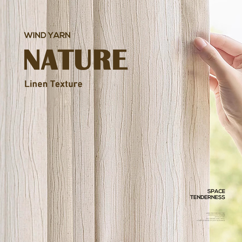 Custom Size Jacquard Linen Sem - مراجعة Linen Curtain Eyelet وسعره