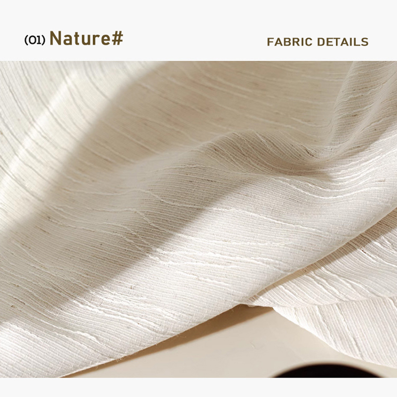 Custom Size Jacquard Linen Sem - مراجعة Linen Curtain Eyelet وسعره