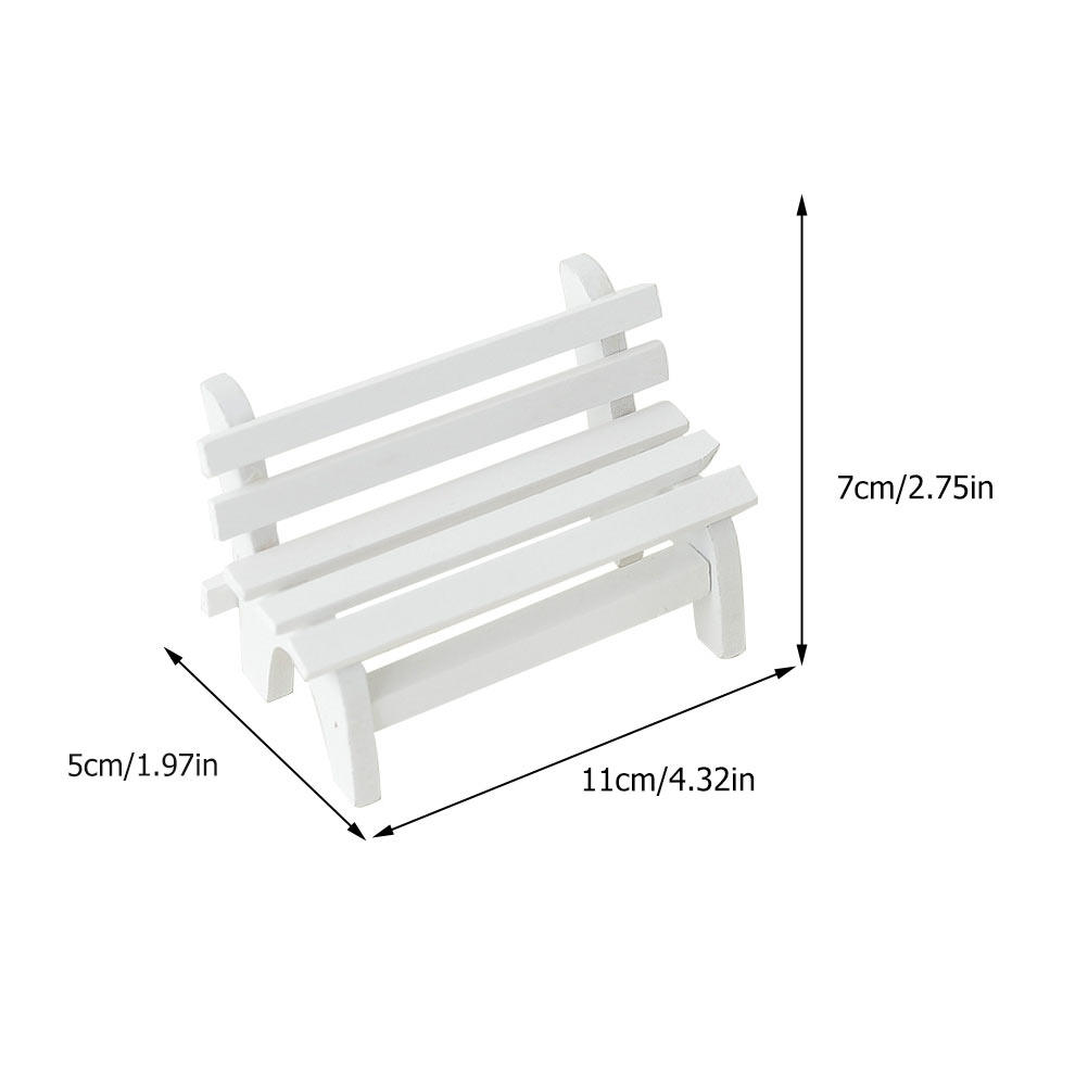 6Pcs Wooden Mini Bench Ornamen - مراجعة Interior Design Of Cafe وسعره